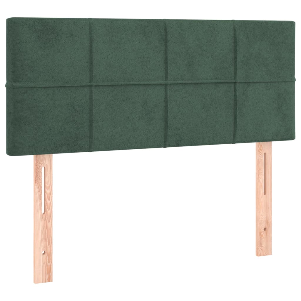 Tête de lit à LED Vert foncé 80x5x78/88 cm Velours - XIOS
