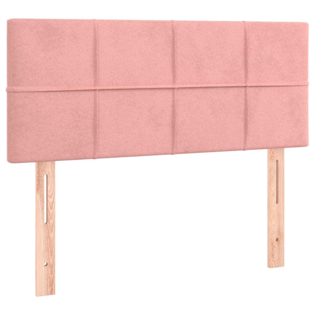 Tête de lit à LED Rose 80x5x78/88 cm Velours - XIOS