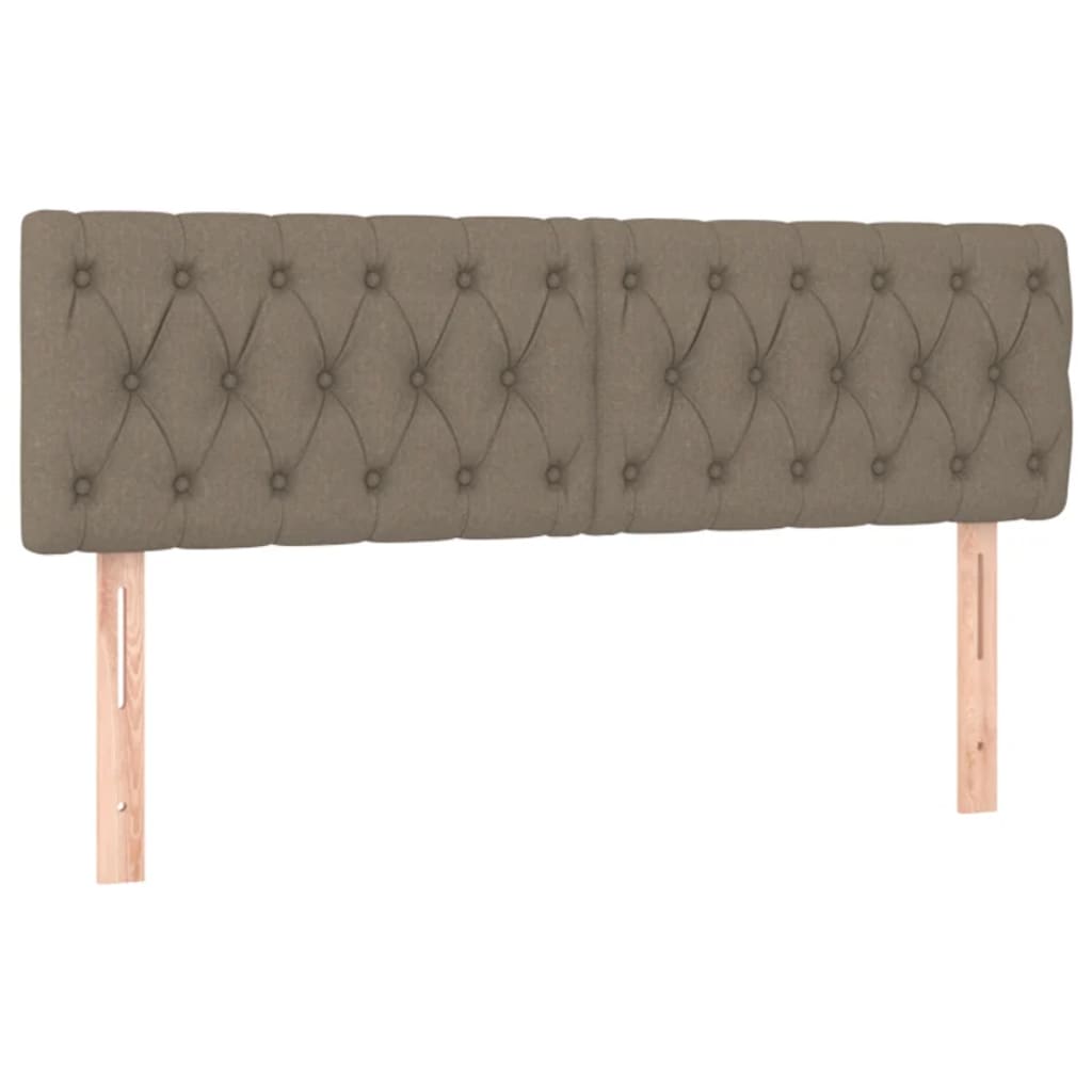 Tête de lit à LED Taupe 160x7x78/88 cm Tissu - XIOS
