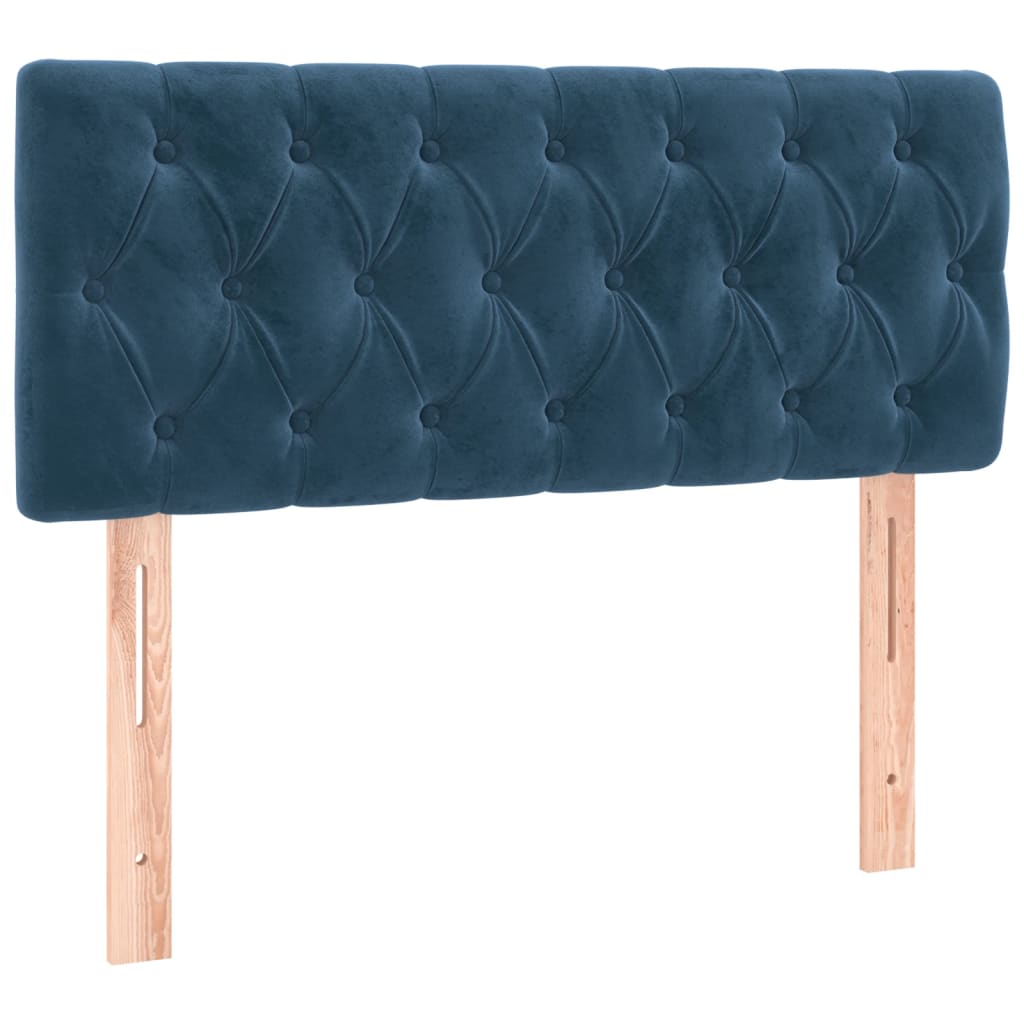 Tête de lit à LED Bleu foncé 90x7x78/88 cm Velours - XIOS