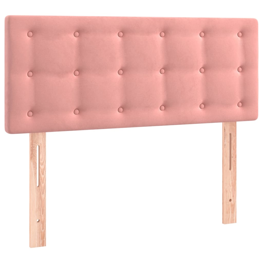 Tête de lit à LED Rose 90x5x78/88 cm Velours - XIOS
