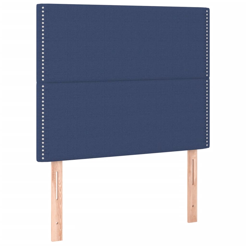 Tête de lit à LED Bleu 100x5x118/128 cm Tissu - XIOS