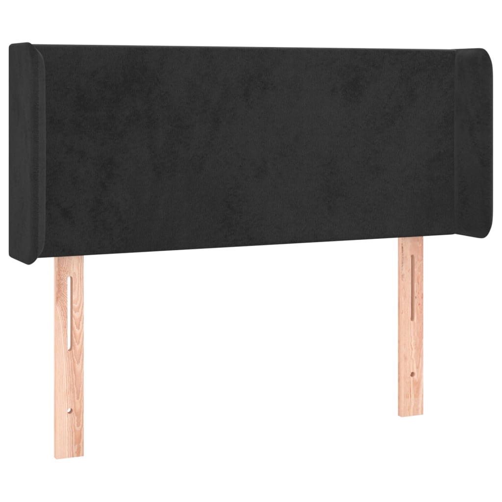 Tête de lit à LED Noir 103x16x78/88 cm Velours - XIOS
