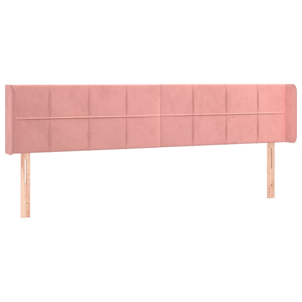 Tête de lit à LED Rose 183x16x78/88 cm Velours - XIOS