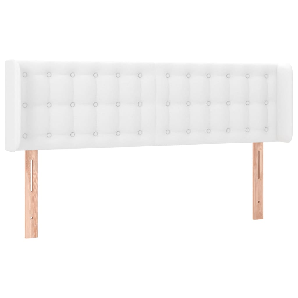 Tête de lit à LED Blanc 147x16x78/88 cm Similicuir - XIOS
