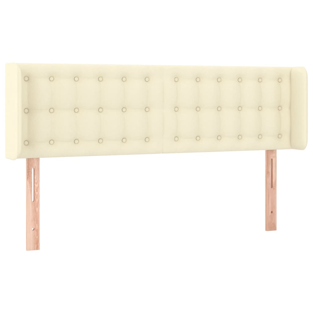 Tête de lit à LED Crème 147x16x78/88 cm Similicuir - XIOS