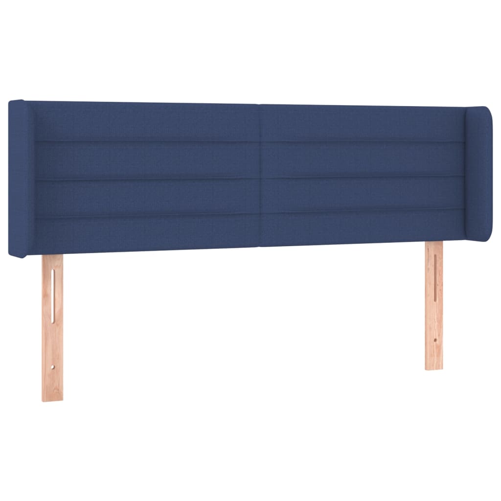 Tête de lit à LED Bleu 147x16x78/88 cm Tissu - XIOS