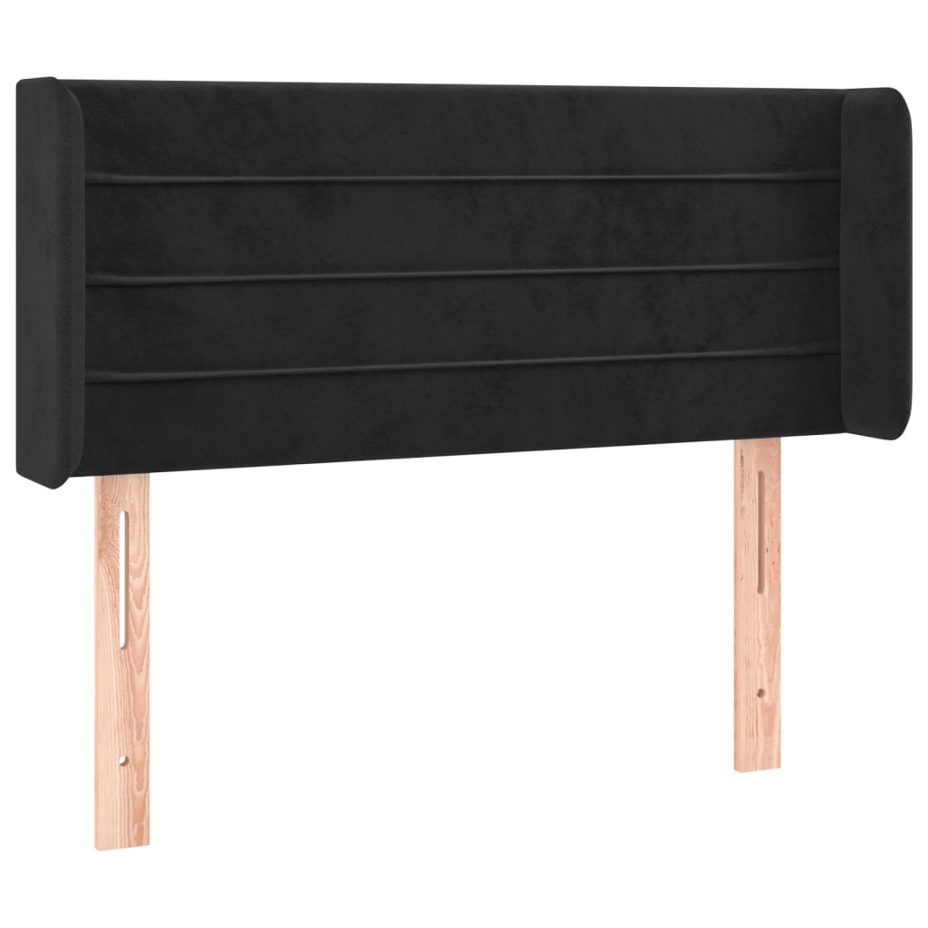 Tête de lit à LED Noir 83x16x78/88 cm Velours - XIOS
