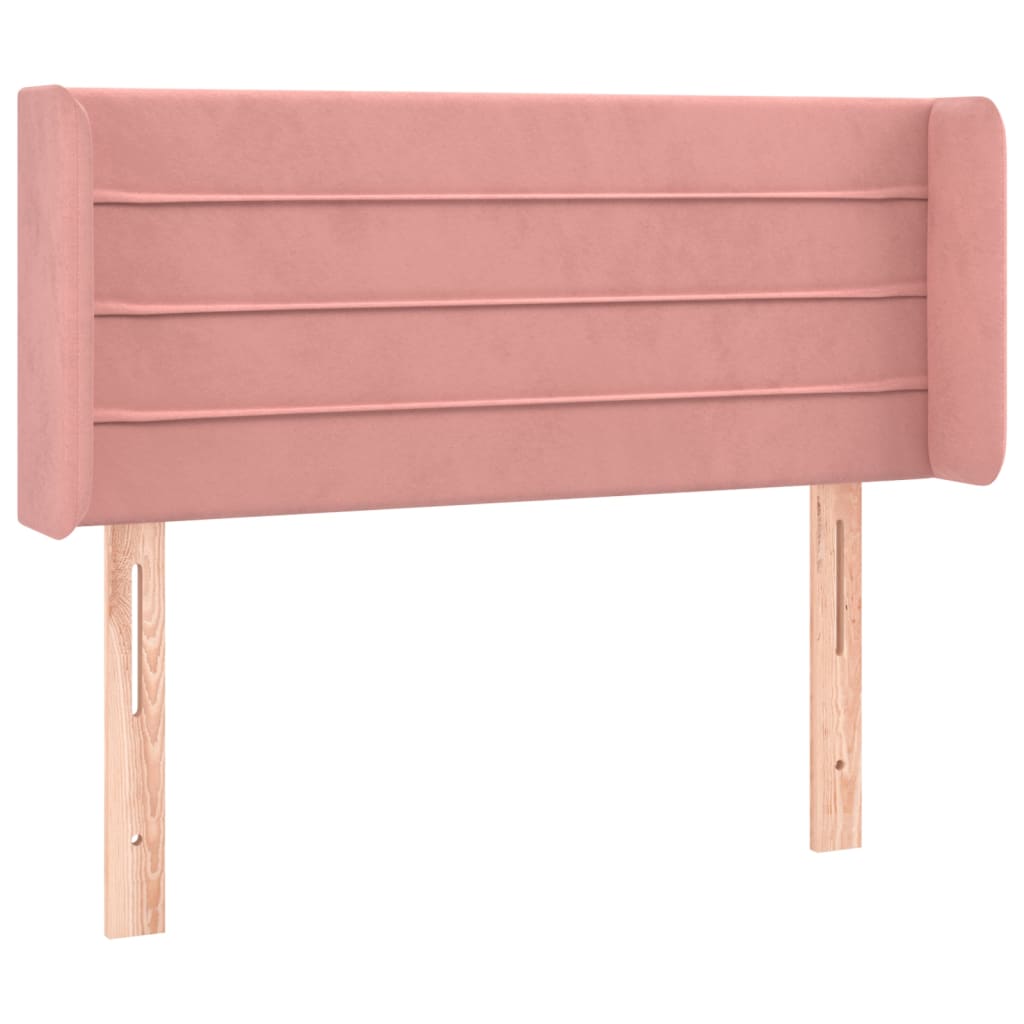 Tête de lit à LED Rose 83x16x78/88 cm Velours - XIOS