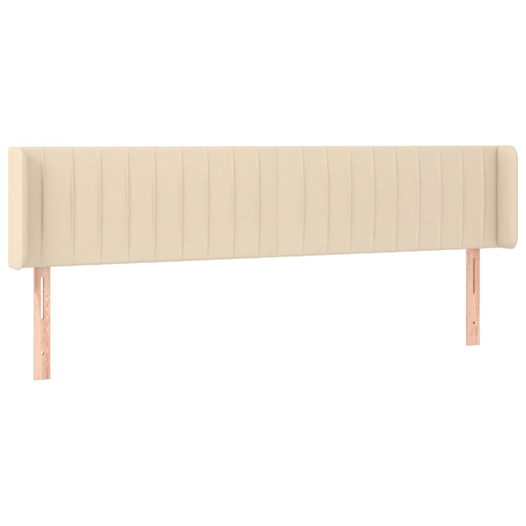 Tête de lit à LED Crème 203x16x78/88 cm Tissu - XIOS