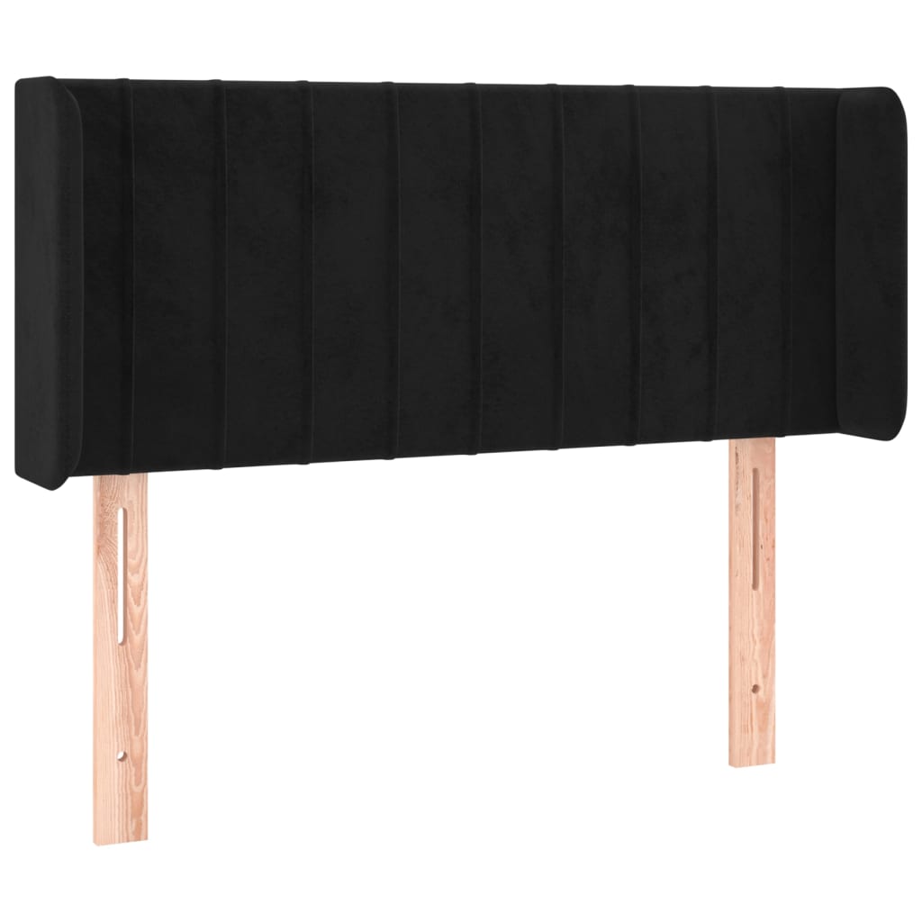 Tête de lit à LED Noir 103x16x78/88 cm Velours - XIOS