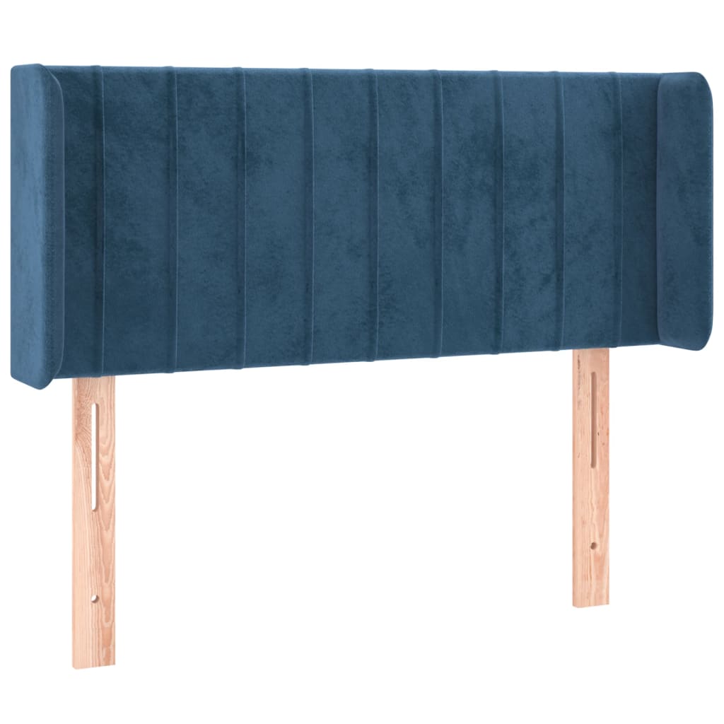 Tête de lit à LED Bleu foncé 103x16x78/88 cm Velours - XIOS