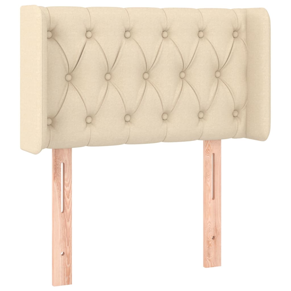 Tête de lit à LED Crème 83x16x78/88 cm Tissu - XIOS
