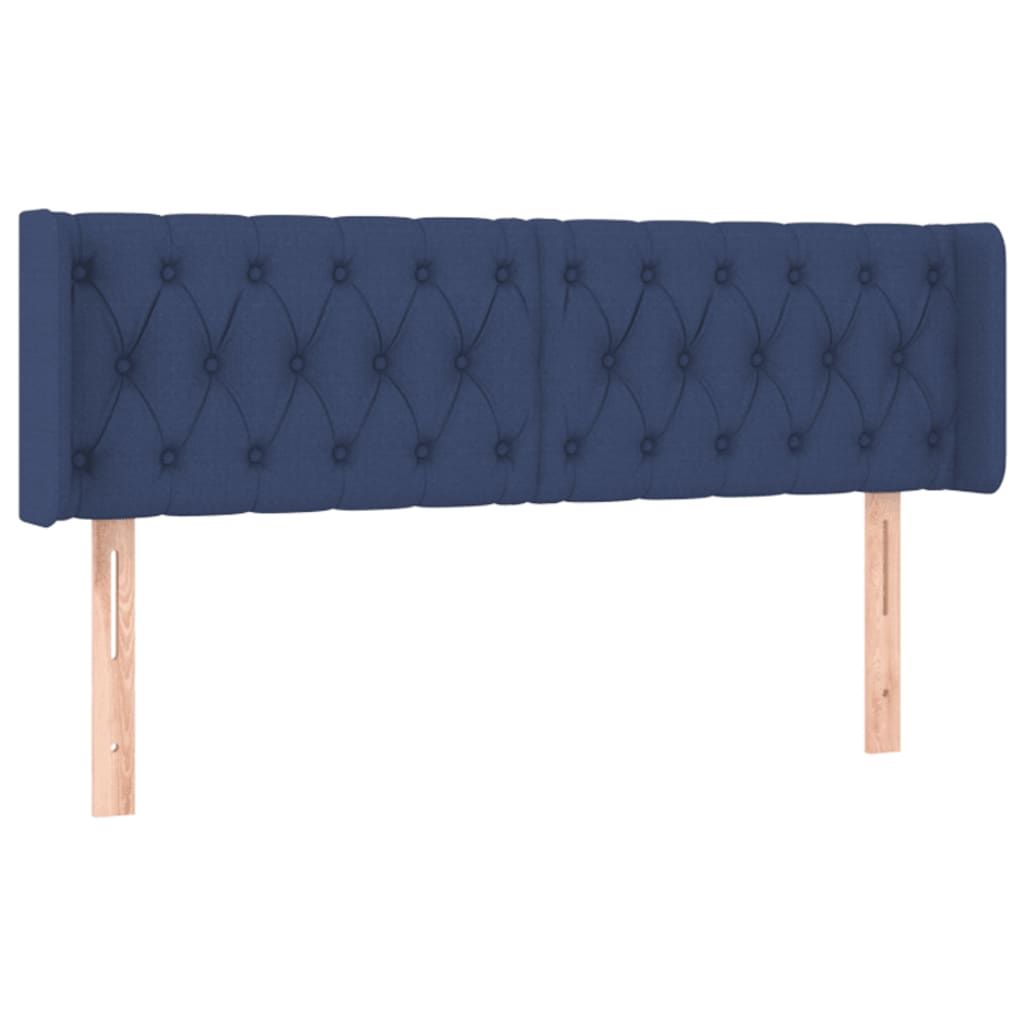 Tête de lit à LED Bleu 163x16x78/88 cm Tissu - XIOS