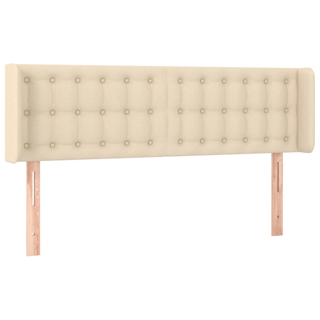 Tête de lit à LED Crème 147x16x78/88 cm Tissu - XIOS