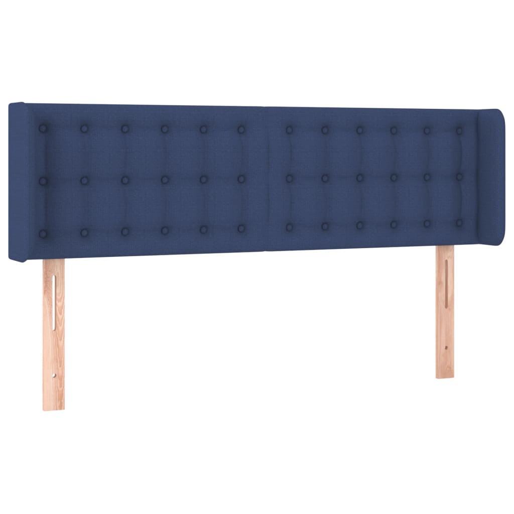 Tête de lit à LED Bleu 147x16x78/88 cm Tissu - XIOS