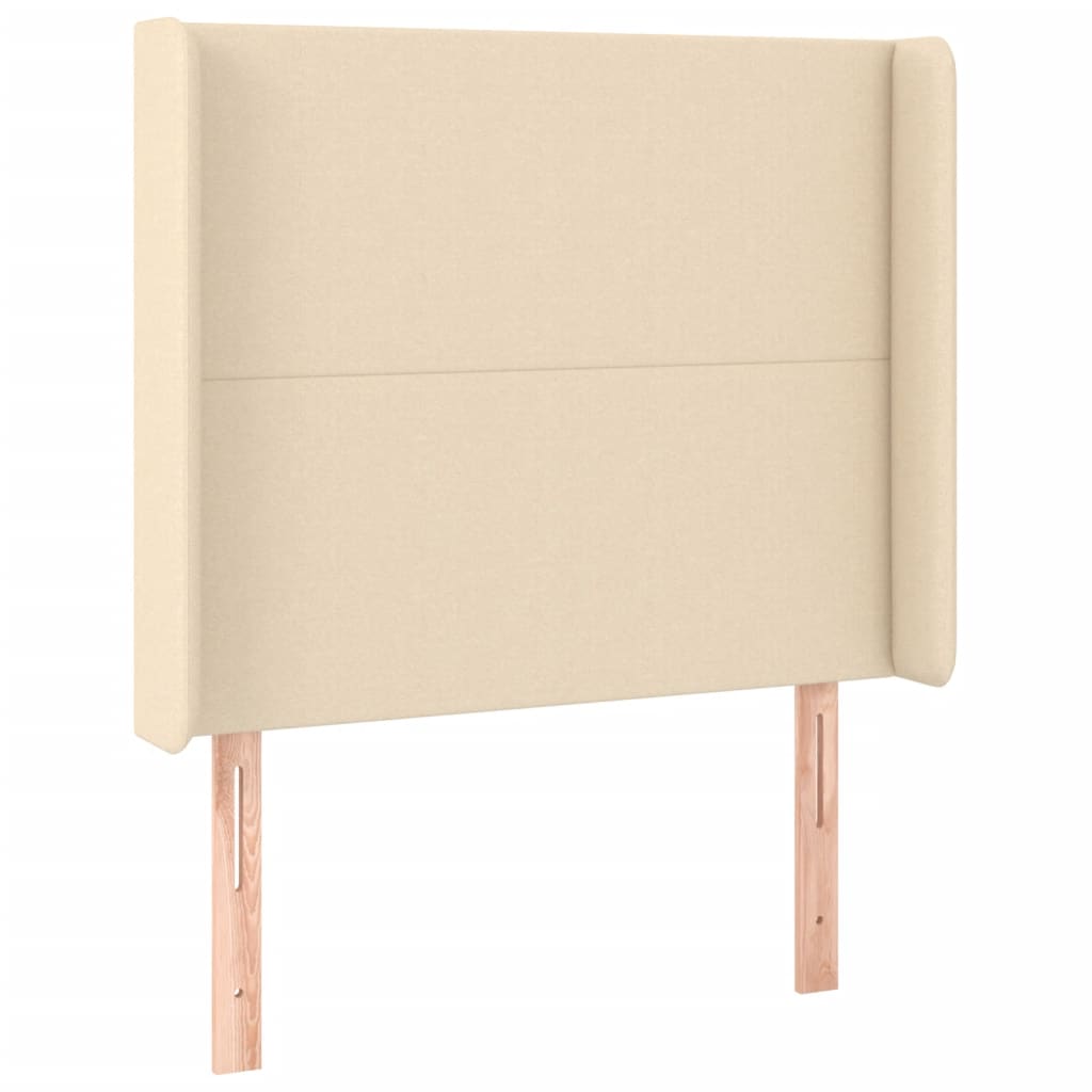 Tête de lit à LED Crème 103x16x118/128 cm Tissu - XIOS