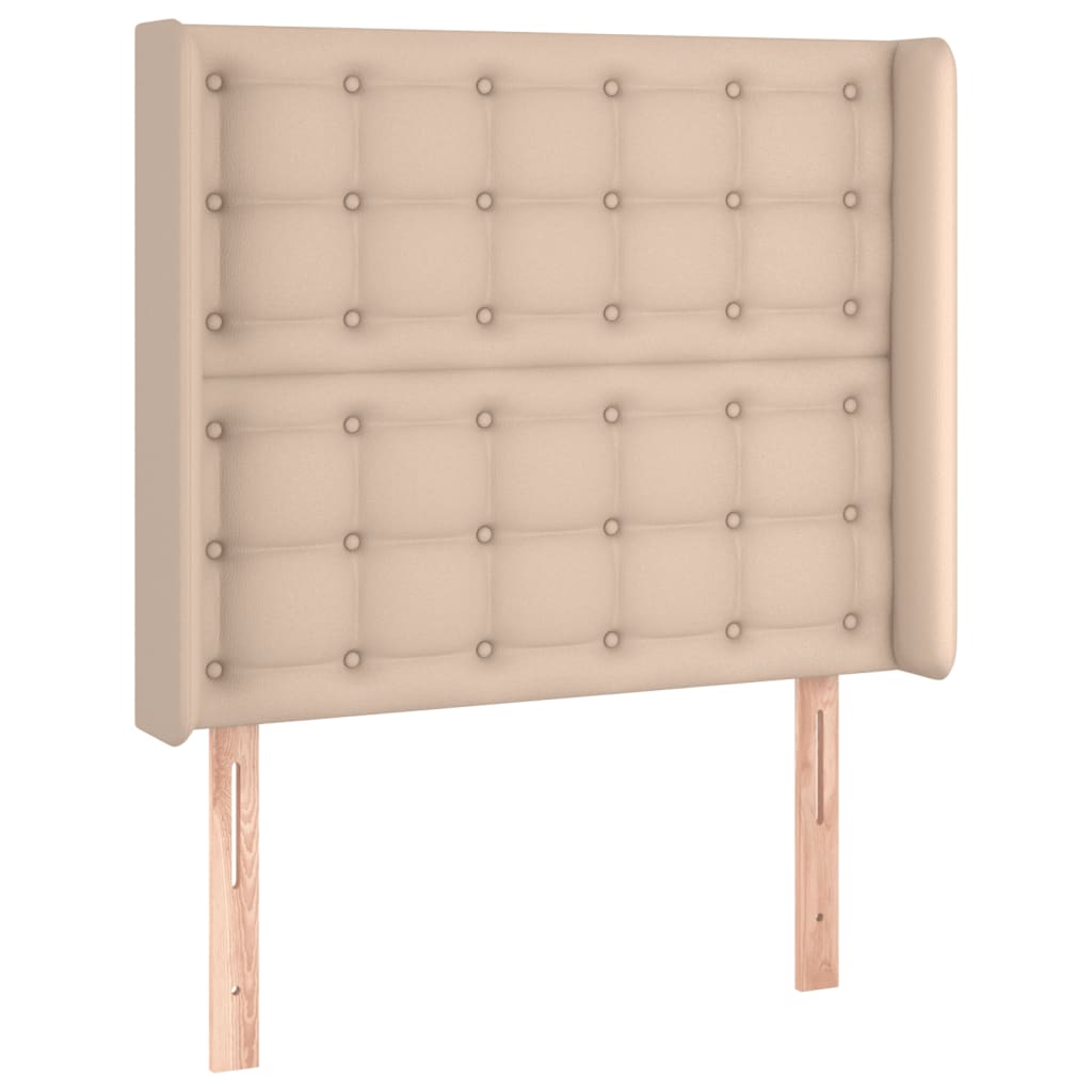Tête de lit à LED Cappuccino 103x16x118/128 cm Similicuir - XIOS