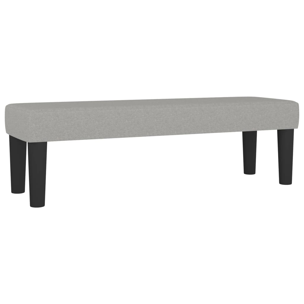 Sommier à lattes de lit avec matelas Gris clair 160x200cm Tissu - XIOS