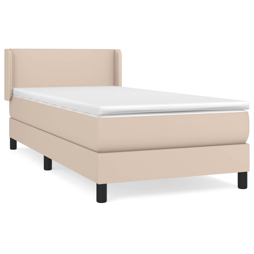 Sommier à lattes de lit avec matelas Cappuccino 90x190 cm - XIOS