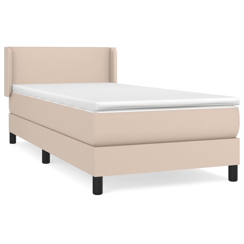 Sommier à lattes de lit avec matelas Cappuccino 90x200 cm - XIOS
