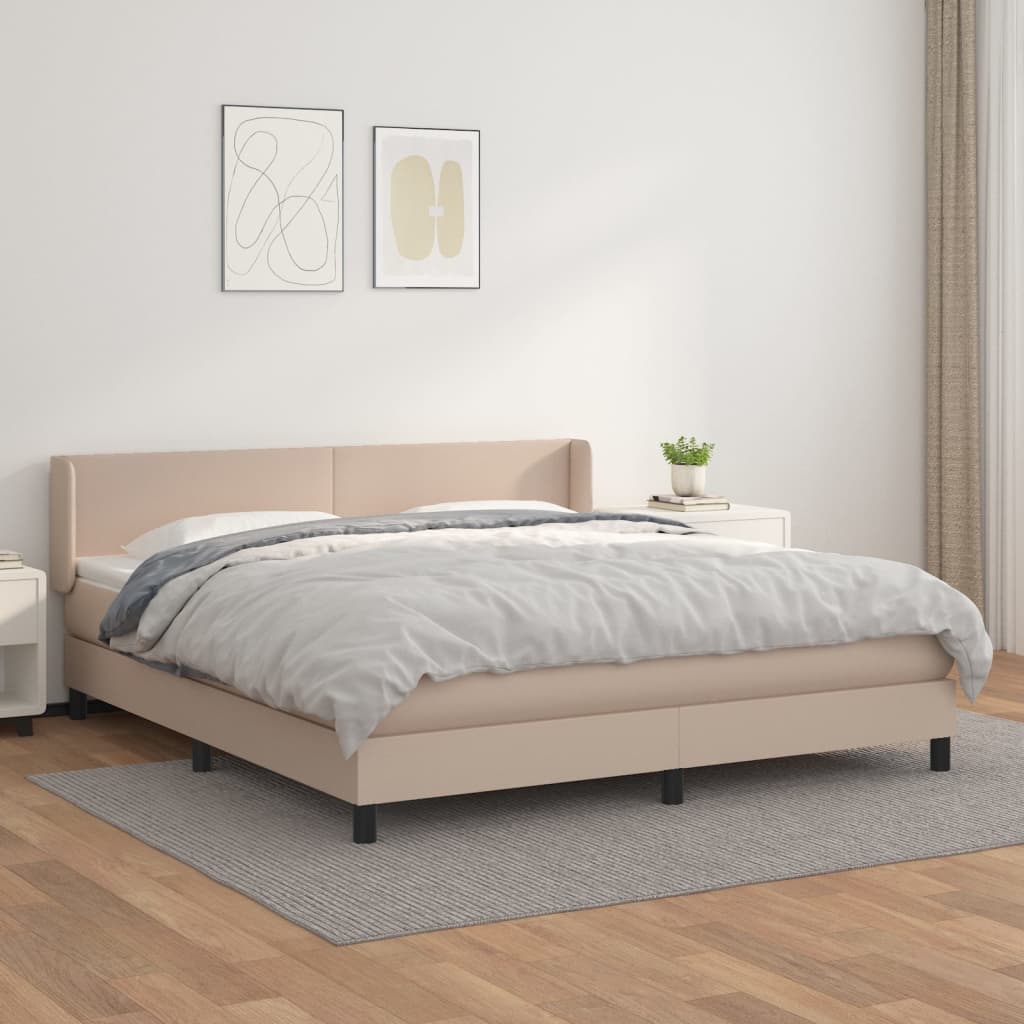 Sommier à lattes de lit avec matelas Cappuccino 180x200 cm - XIOS