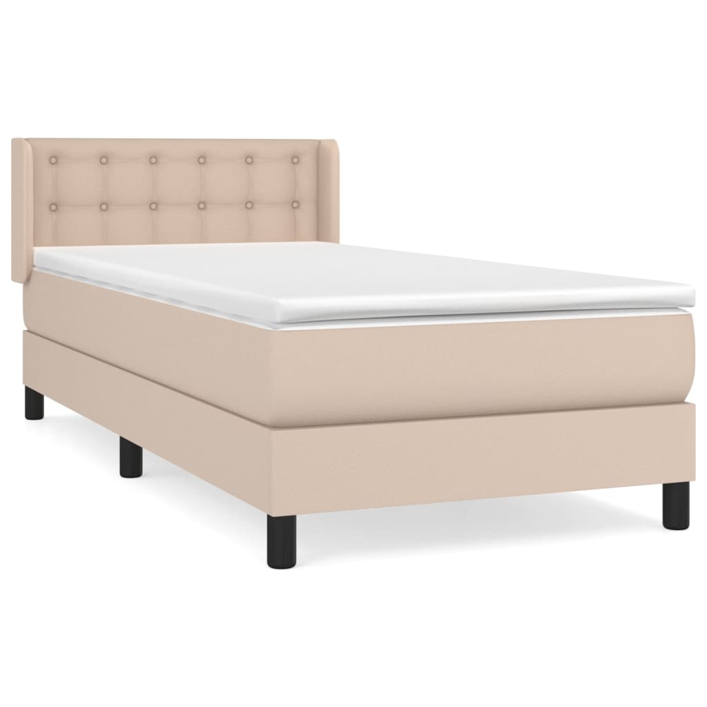 Sommier à lattes de lit avec matelas Cappuccino 90x190 cm - XIOS
