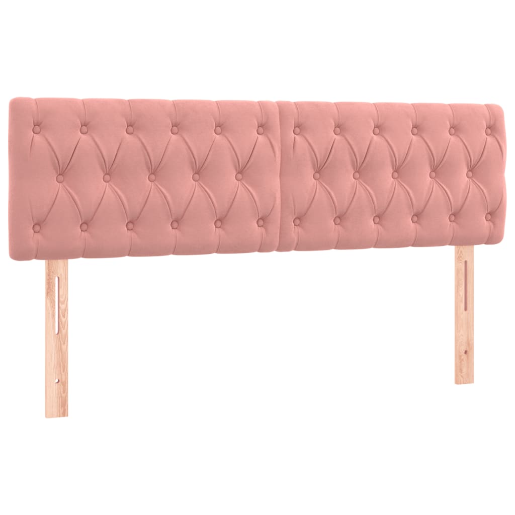 Sommier à lattes de lit avec matelas Rose 160x200 cm Velours - XIOS