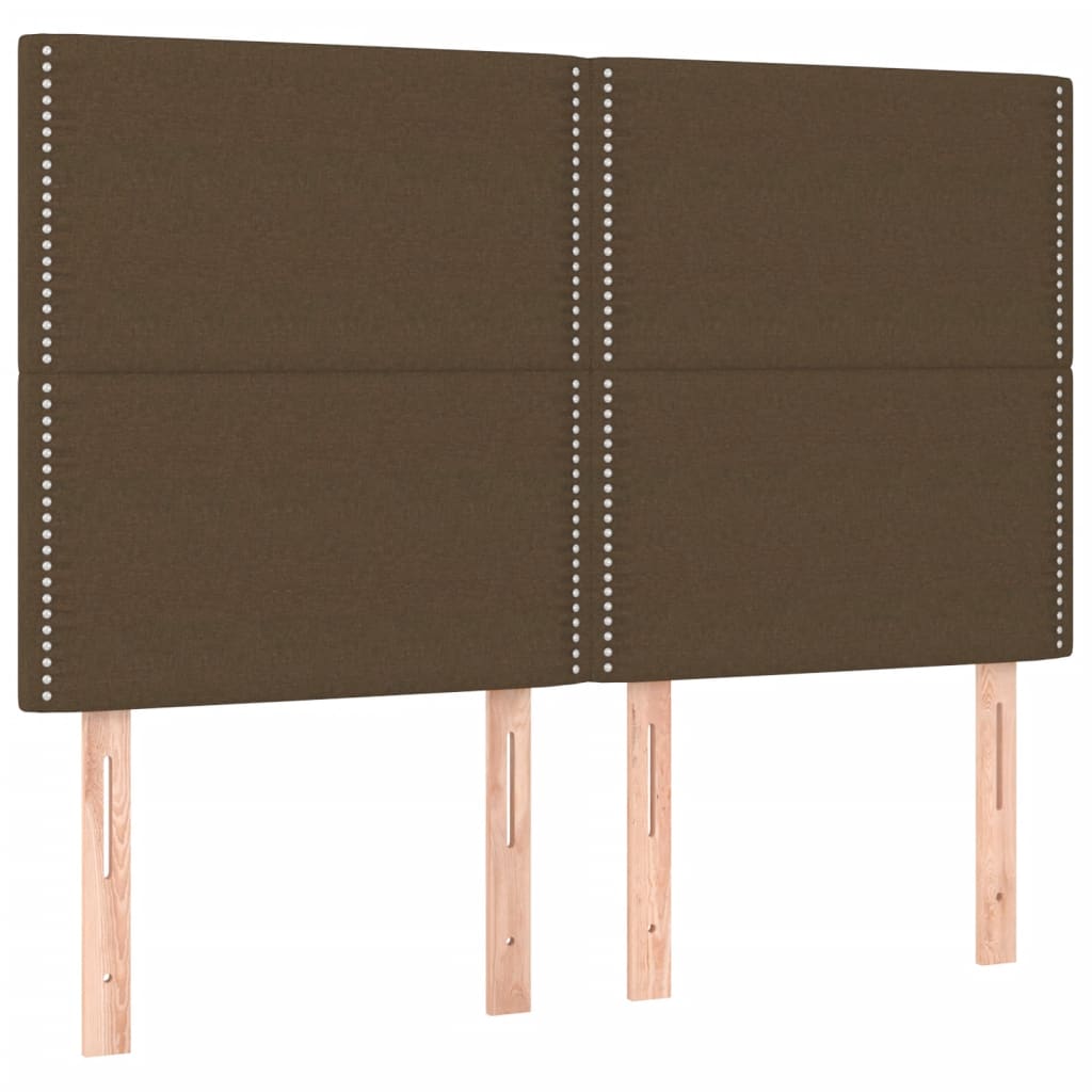 Sommier à lattes de lit avec matelas Marron foncé 140x190 cm - XIOS