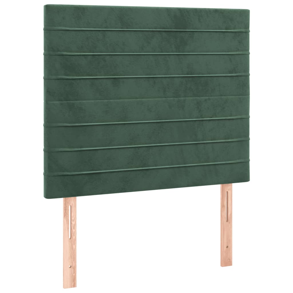 Sommier à lattes de lit avec matelas Vert foncé 90x200 cm - XIOS