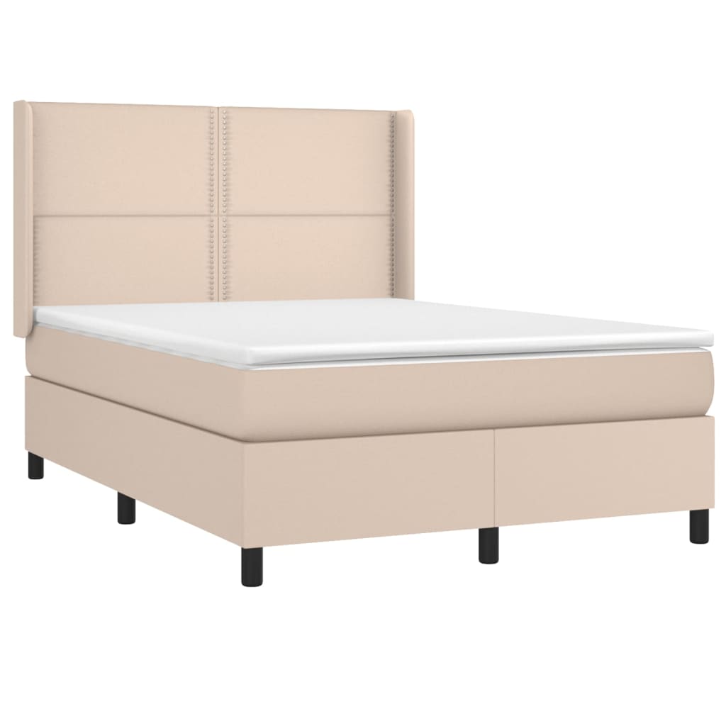 Sommier à lattes de lit matelas LED Cappuccino 140x190 cm - XIOS