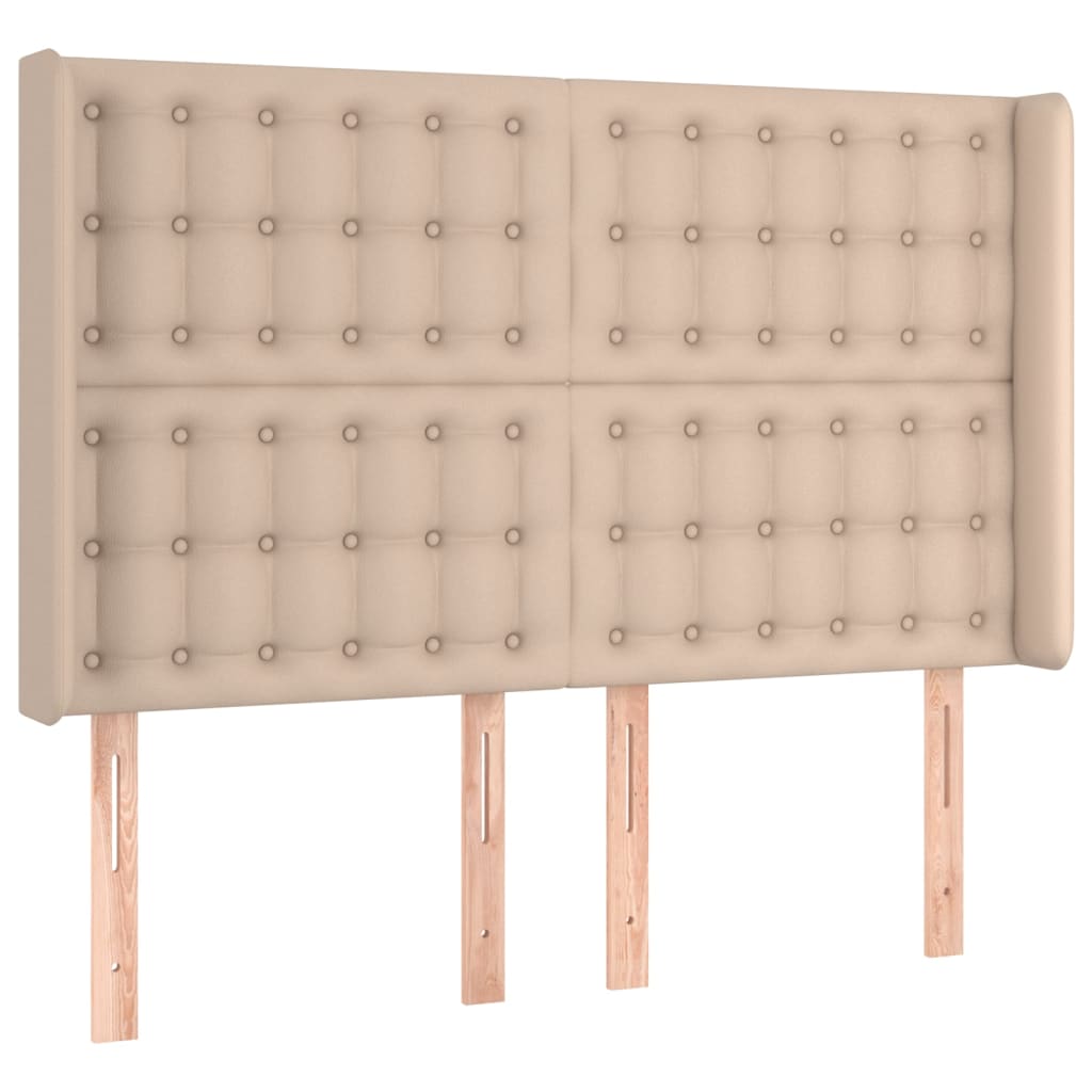 Sommier à lattes de lit matelas LED Cappuccino 140x200 cm - XIOS