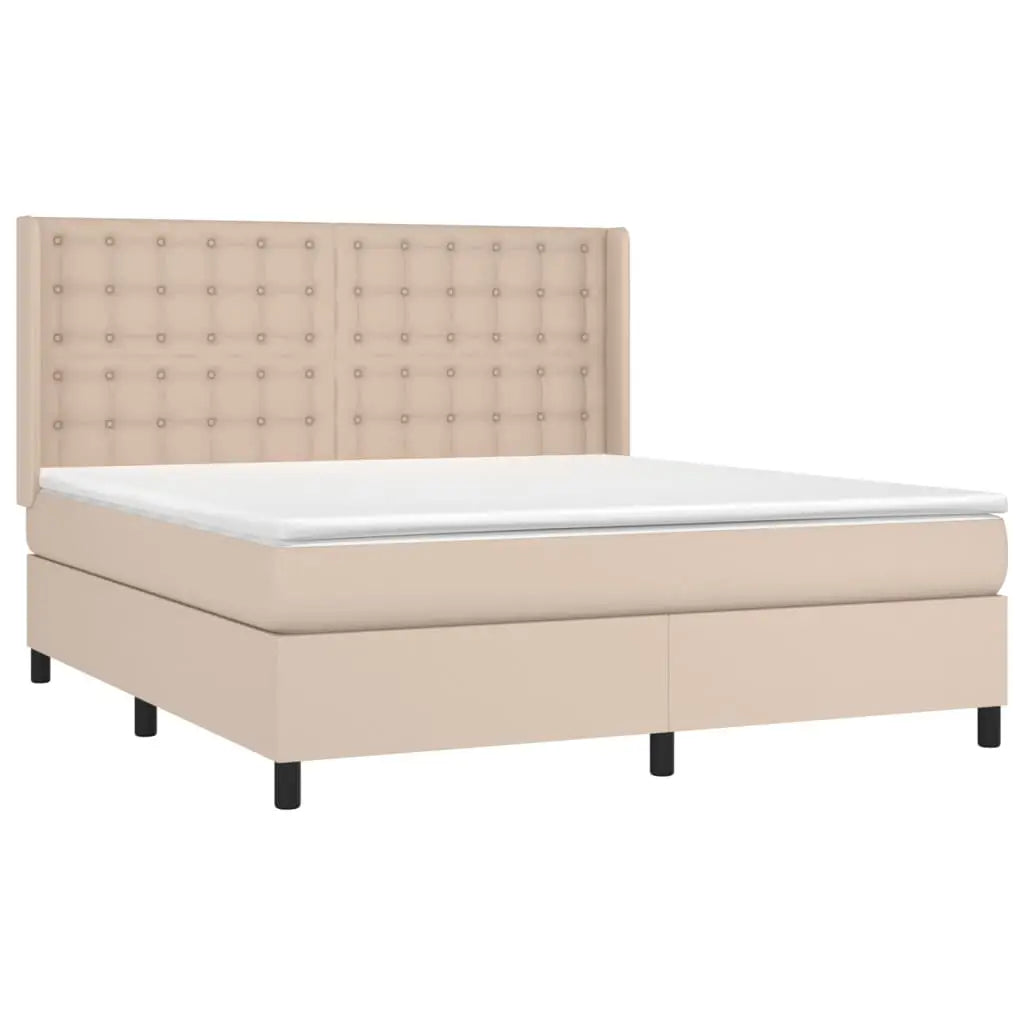 Sommier à lattes de lit matelas LED Cappuccino 160x200 cm - XIOS