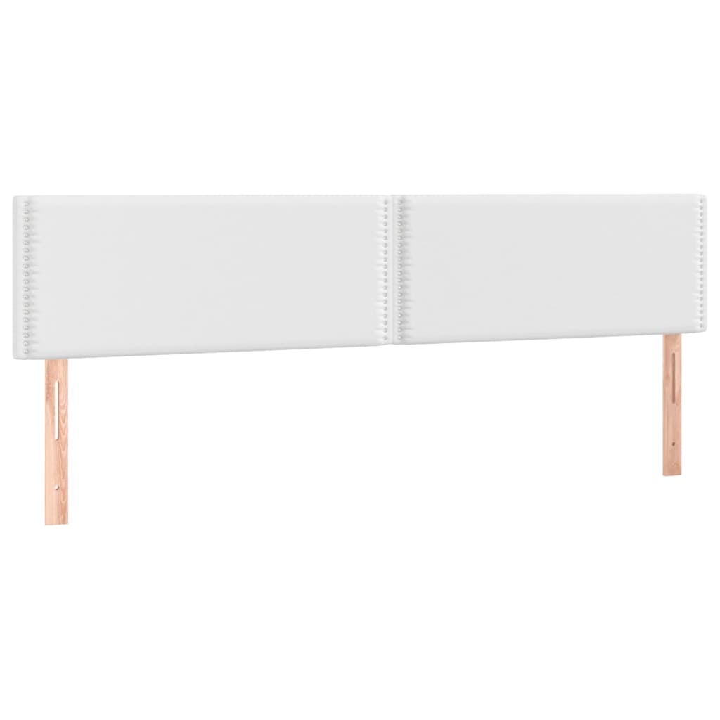 Sommier à lattes de lit avec matelas et LED Blanc 180x200 cm - XIOS