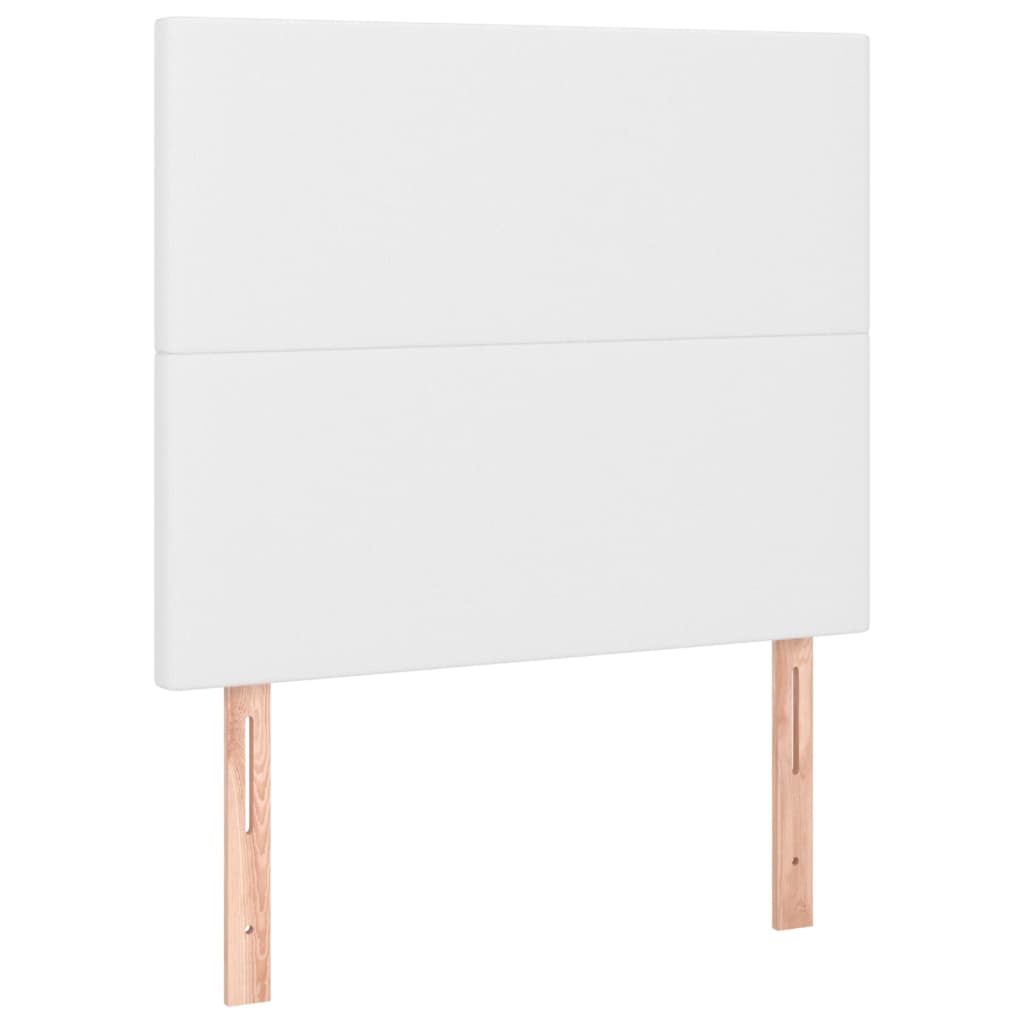 Sommier à lattes de lit avec matelas et LED Blanc 90x200 cm - XIOS