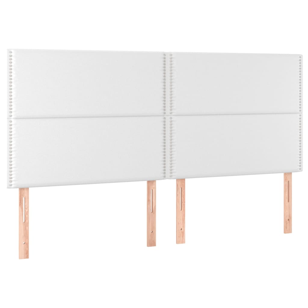 Sommier à lattes de lit avec matelas et LED Blanc 180x200 cm - XIOS