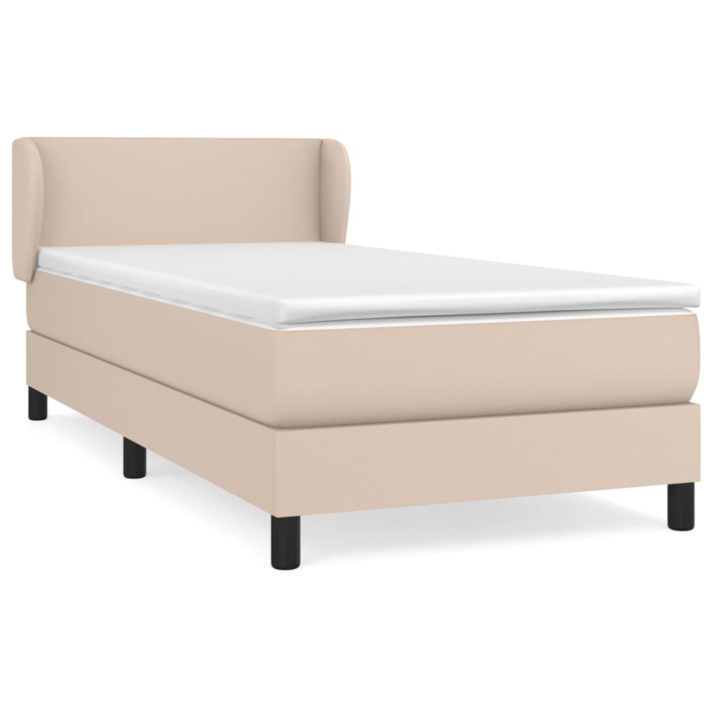 Sommier à lattes de lit avec matelas Cappuccino 100x200 cm - XIOS