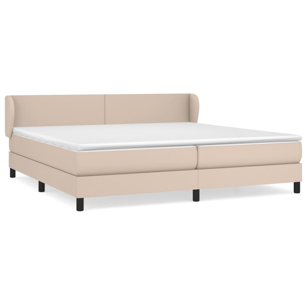 Sommier à lattes de lit avec matelas Cappuccino 200x200 cm - XIOS