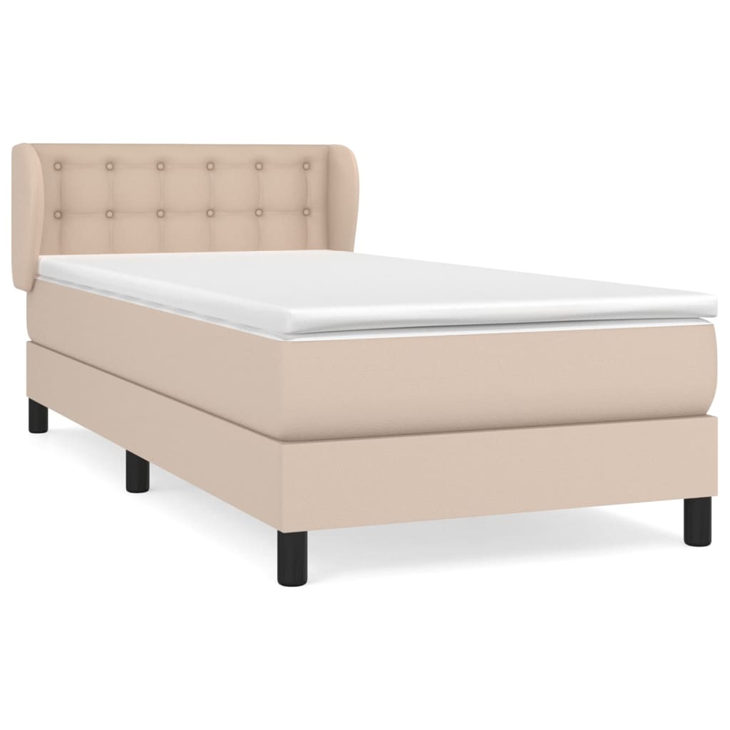 Sommier à lattes de lit avec matelas Cappuccino 100x200 cm - XIOS