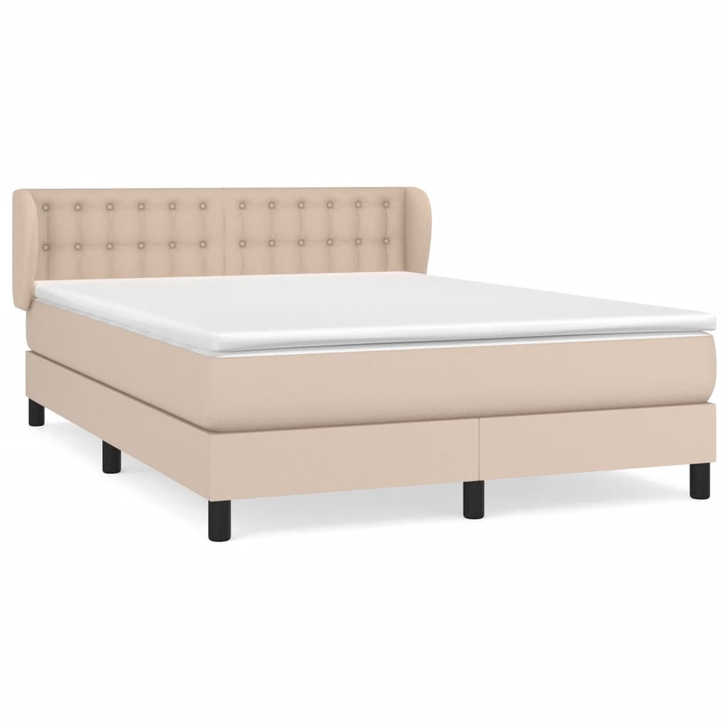 Sommier à lattes de lit avec matelas Cappuccino 140x200 cm - XIOS