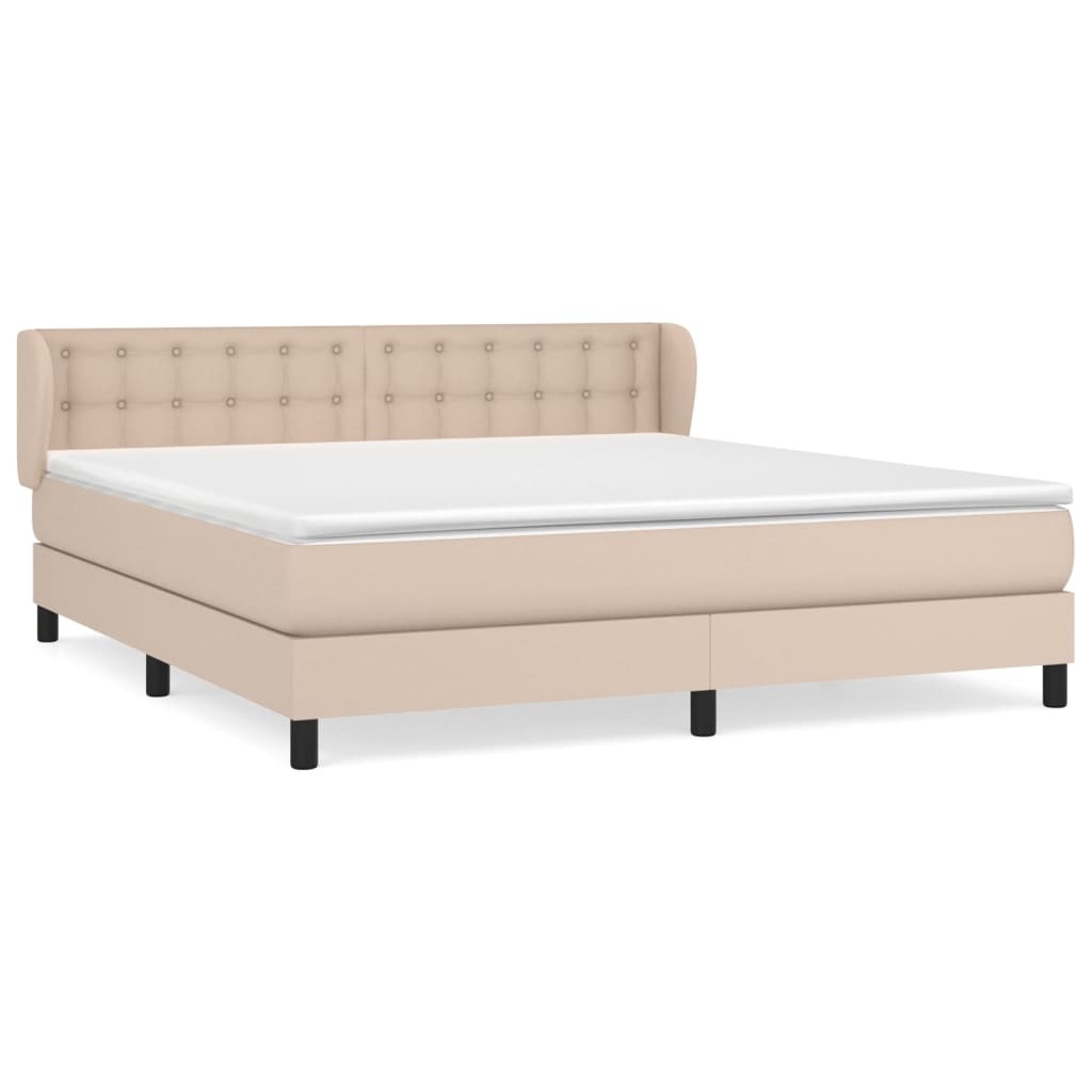 Sommier à lattes de lit avec matelas Cappuccino 160x200 cm - XIOS