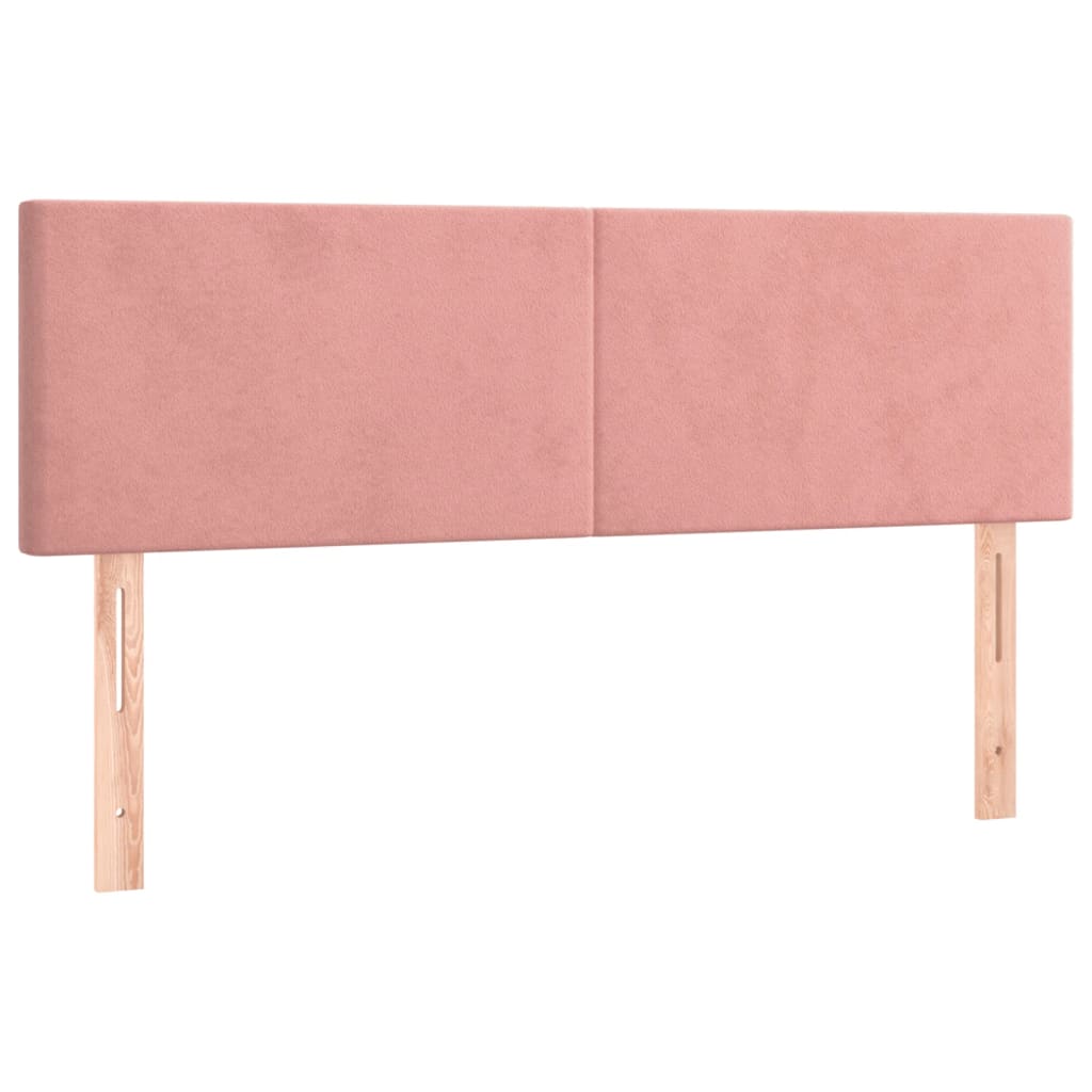 Sommier à lattes de lit avec matelas Rose 140x190 cm Velours - XIOS