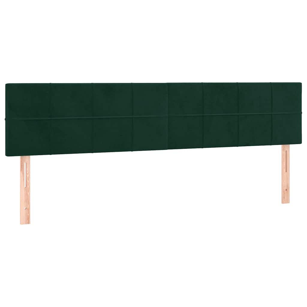 Sommier à lattes de lit et matelas Vert foncé 180x200cm Velours - XIOS