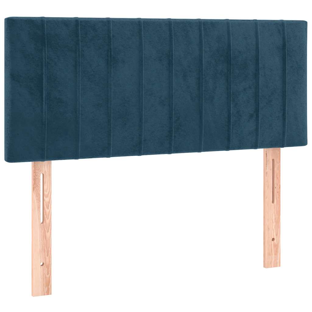 Sommier à lattes de lit avec matelas Bleu foncé 90x200 cm - XIOS