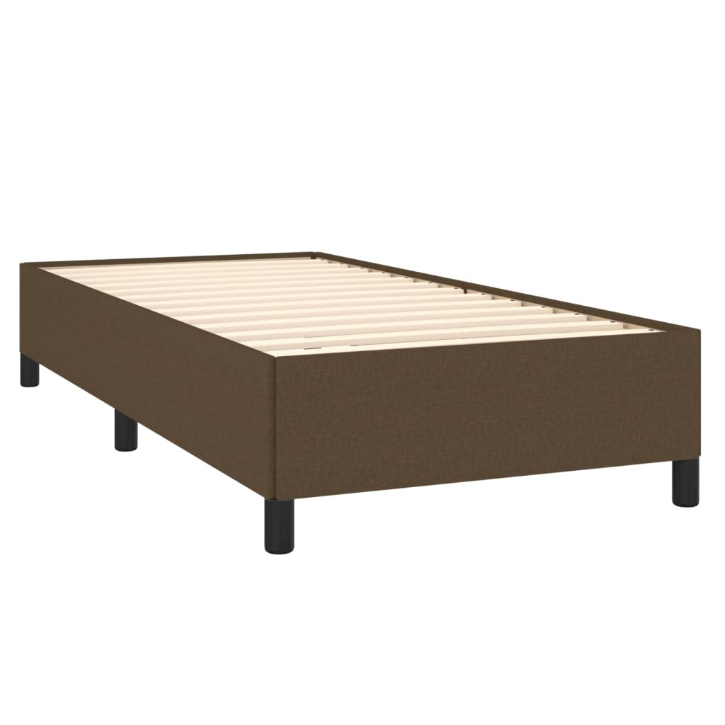 Sommier à lattes de lit avec matelas Marron foncé 90x190 cm - XIOS