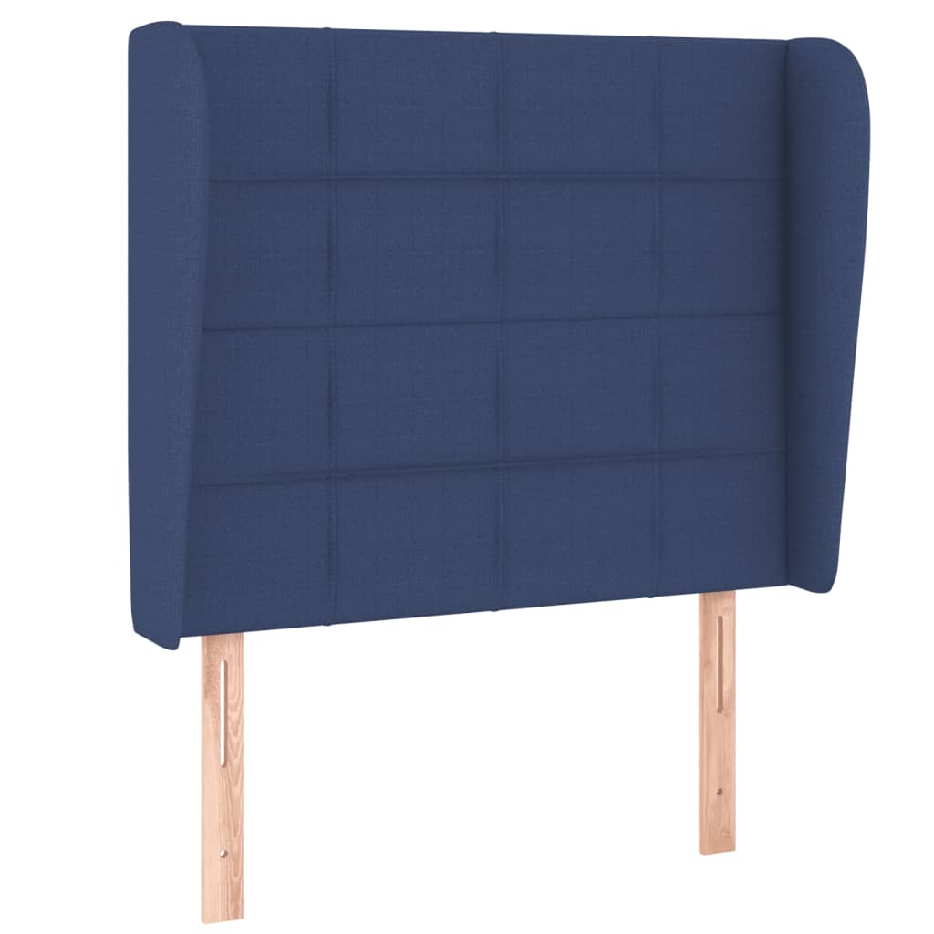 Sommier à lattes de lit avec matelas Bleu 80x200 cm Tissu - XIOS
