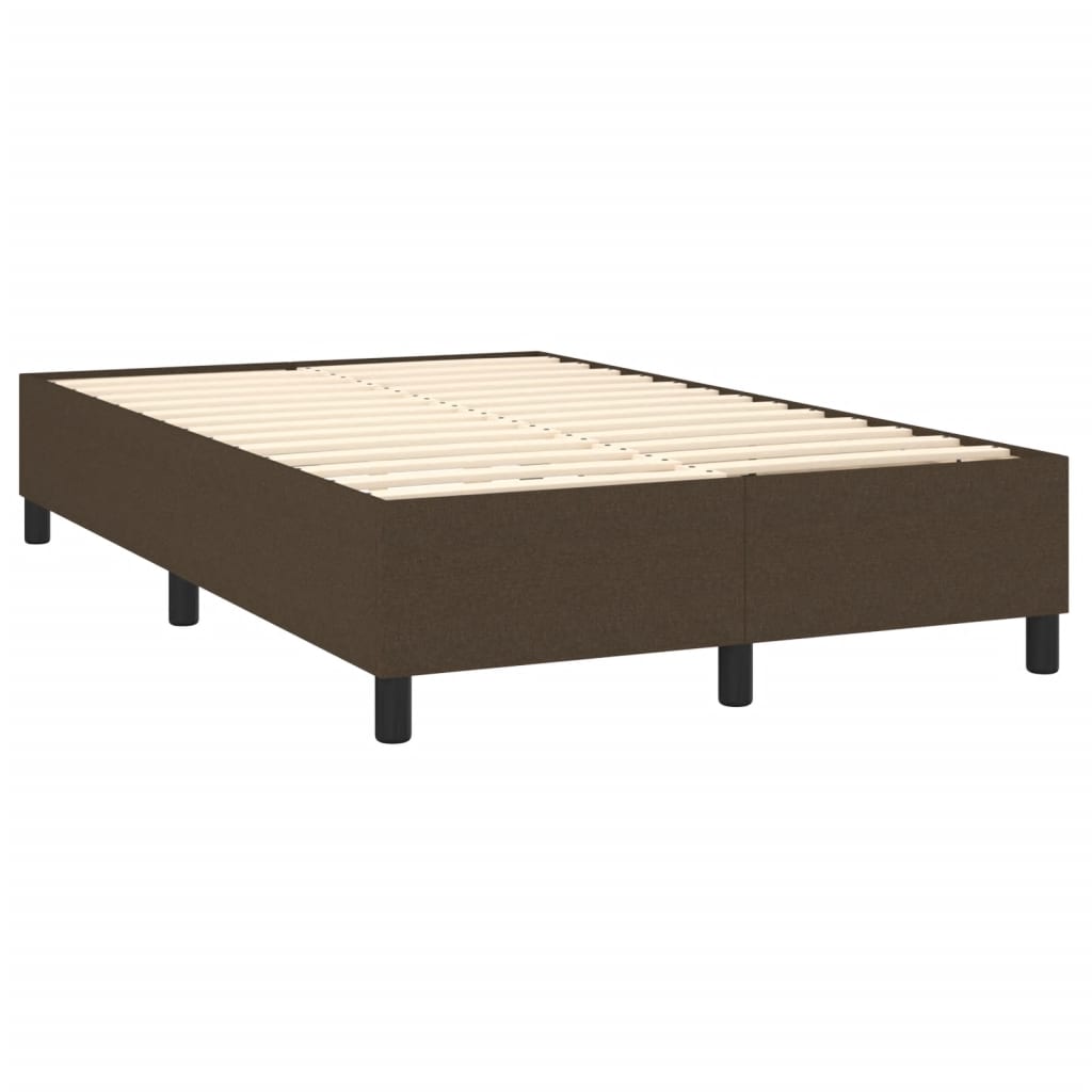 Sommier à lattes de lit avec matelas Marron foncé 140x190 cm - XIOS