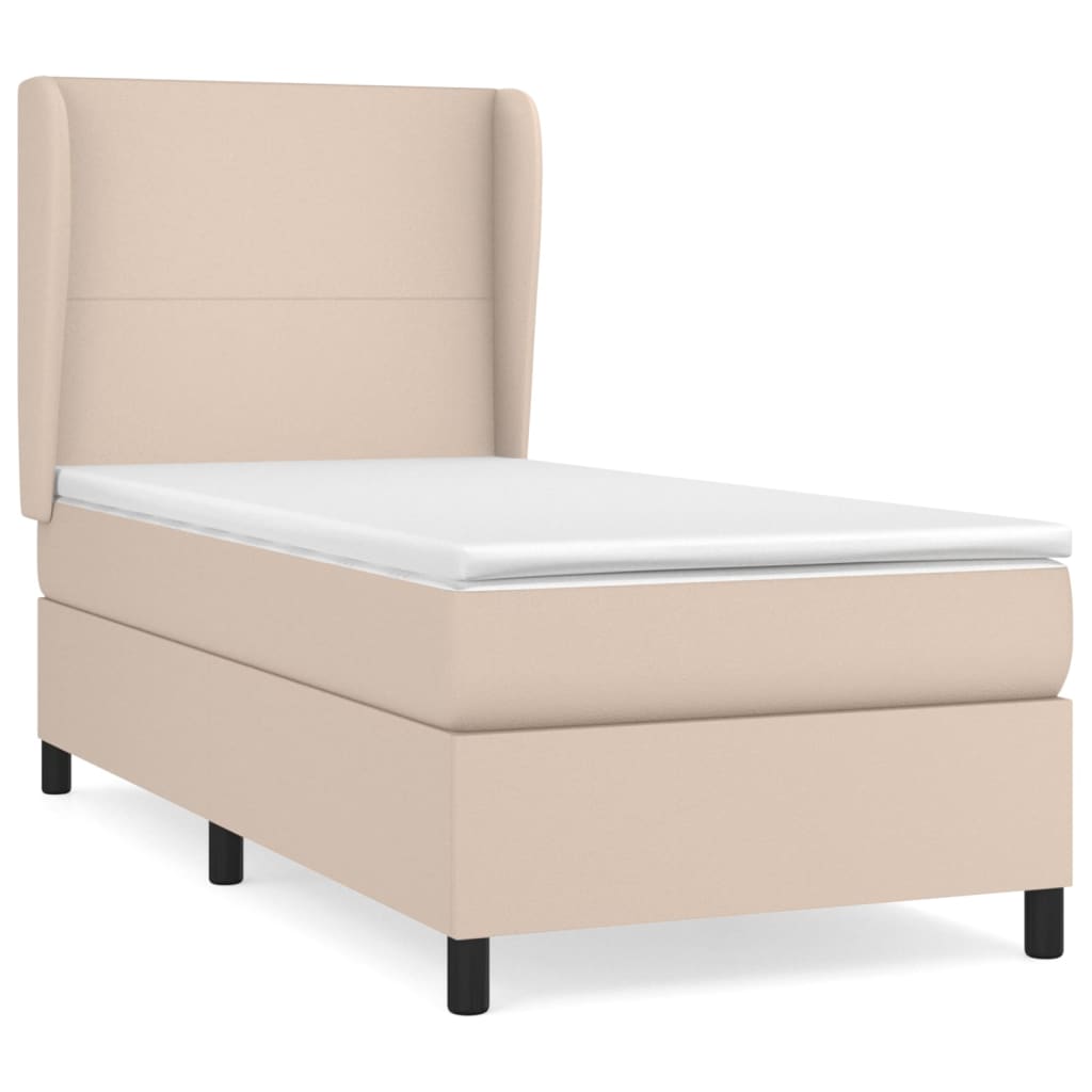 Sommier à lattes de lit avec matelas Cappuccino 100x200 cm - XIOS