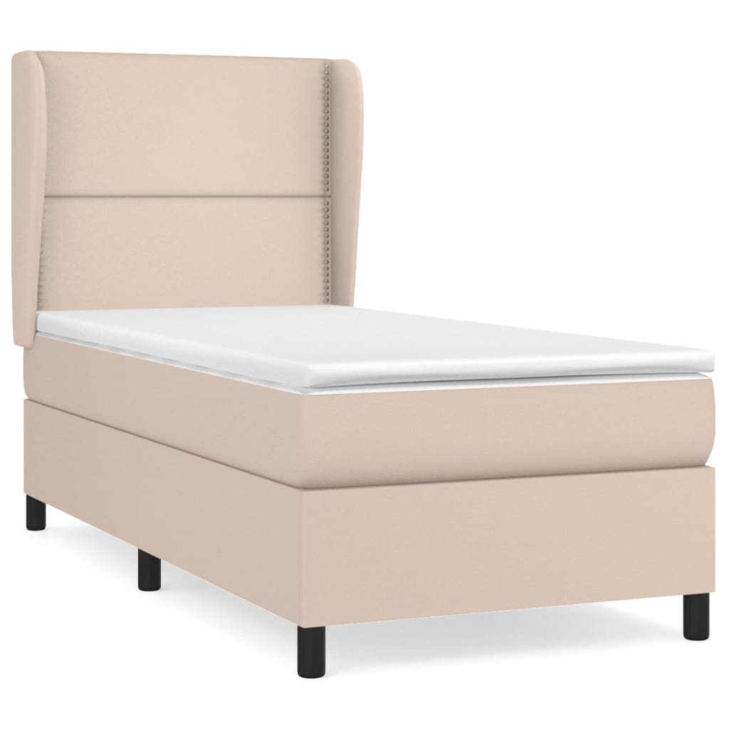 Sommier à lattes de lit avec matelas Cappuccino 90x200 cm - XIOS