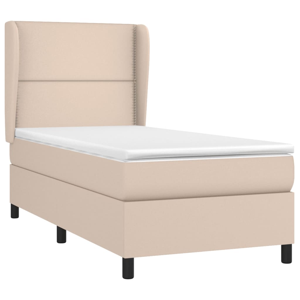 Sommier à lattes de lit avec matelas Cappuccino 90x200 cm - XIOS